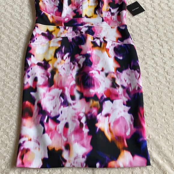 NWT Ellen Tracy Floral Scuba Sheath Dress - Picture 6 of 10
